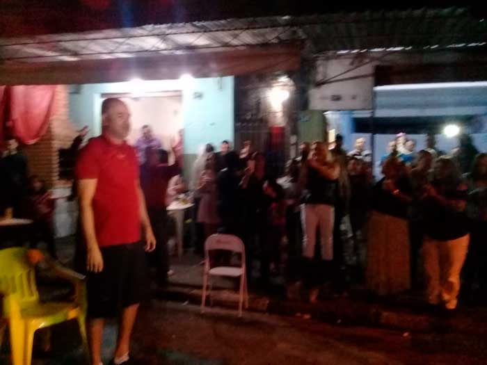 Homenagem em Guarulhos com Carro de Som