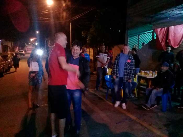 Homenagem em Guarulhos com Carro de Som