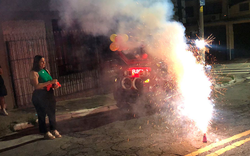 Carro de Mensagem na Zona Leste