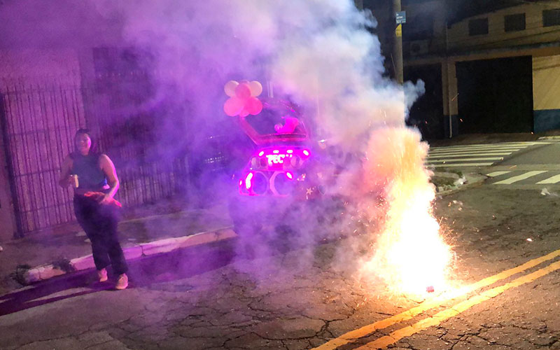 Carro de Mensagem na Zona Leste