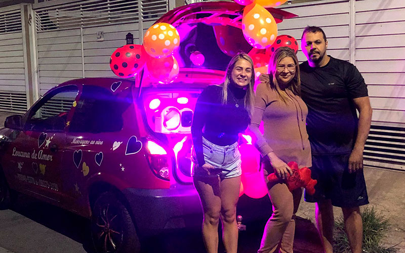 Carro de Mensagem na Zona Norte