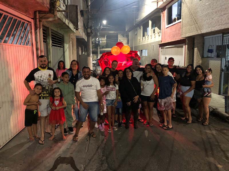 Homenagem com Carro de Som em Osasco
