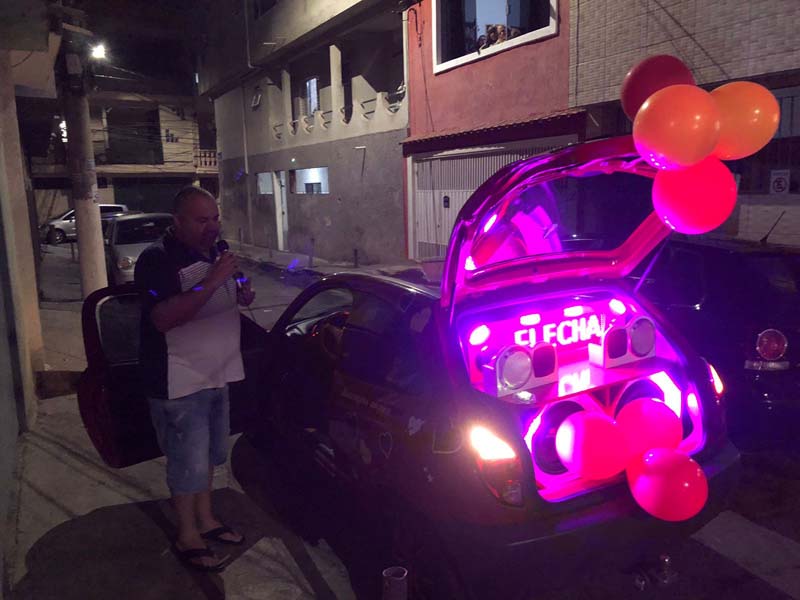 Homenagem com Carro de Som em Osasco
