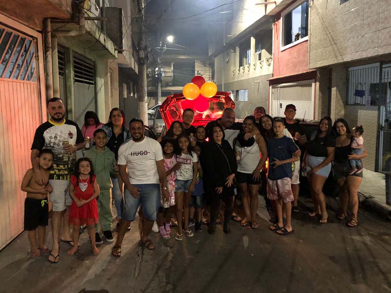 Homenagem com Carro de Som em Osasco