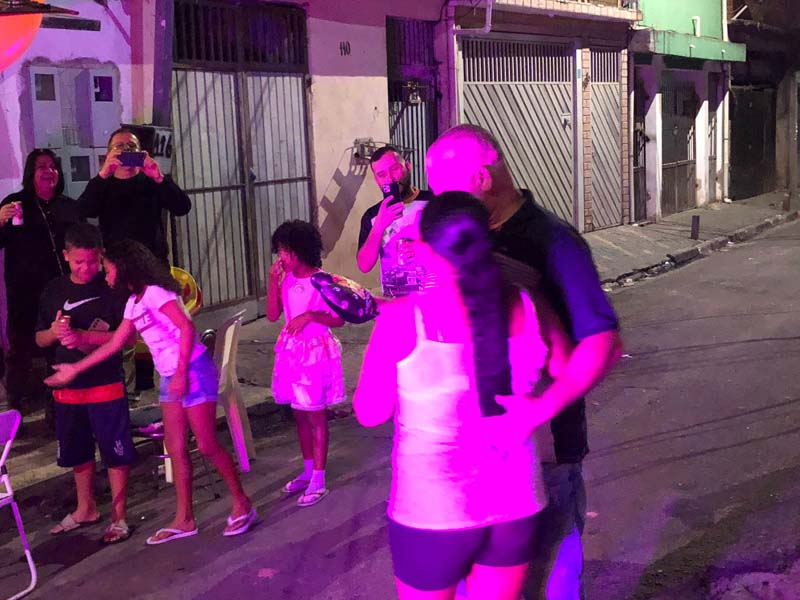 Homenagem com Carro de Som em Osasco