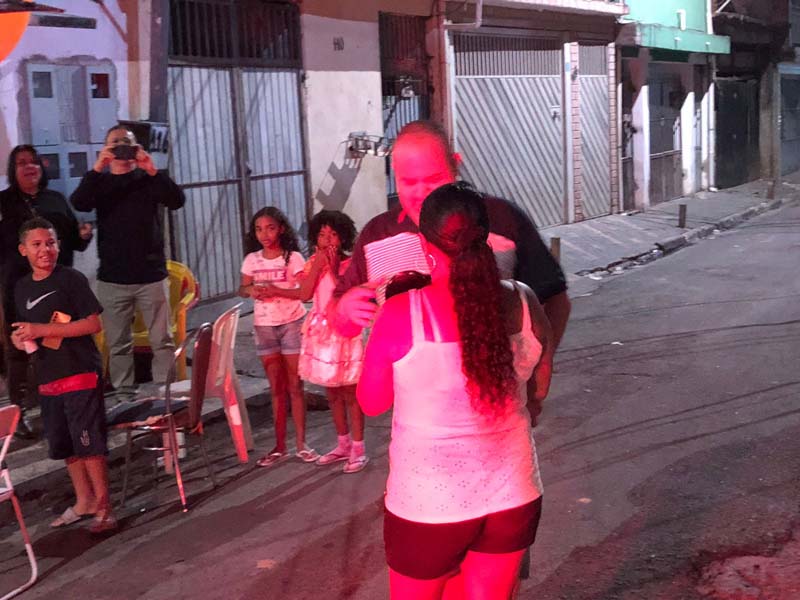 Homenagem com Carro de Som em Osasco