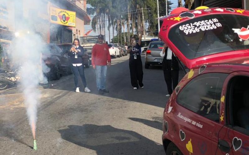 Carro de Homenagem em Diadema 