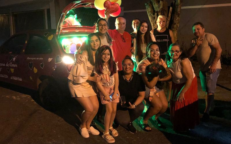 Carro de Homenagem em Santo André