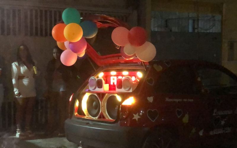 Carro de Homenagem em São Miguel